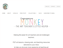 Tablet Screenshot of expressivemonkey.com